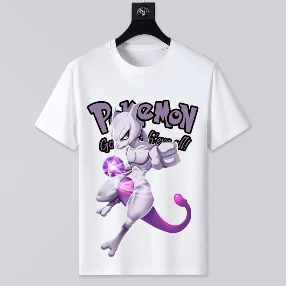 Anime Merchandise Store Japan - Men's New Summer New Pokémon Print