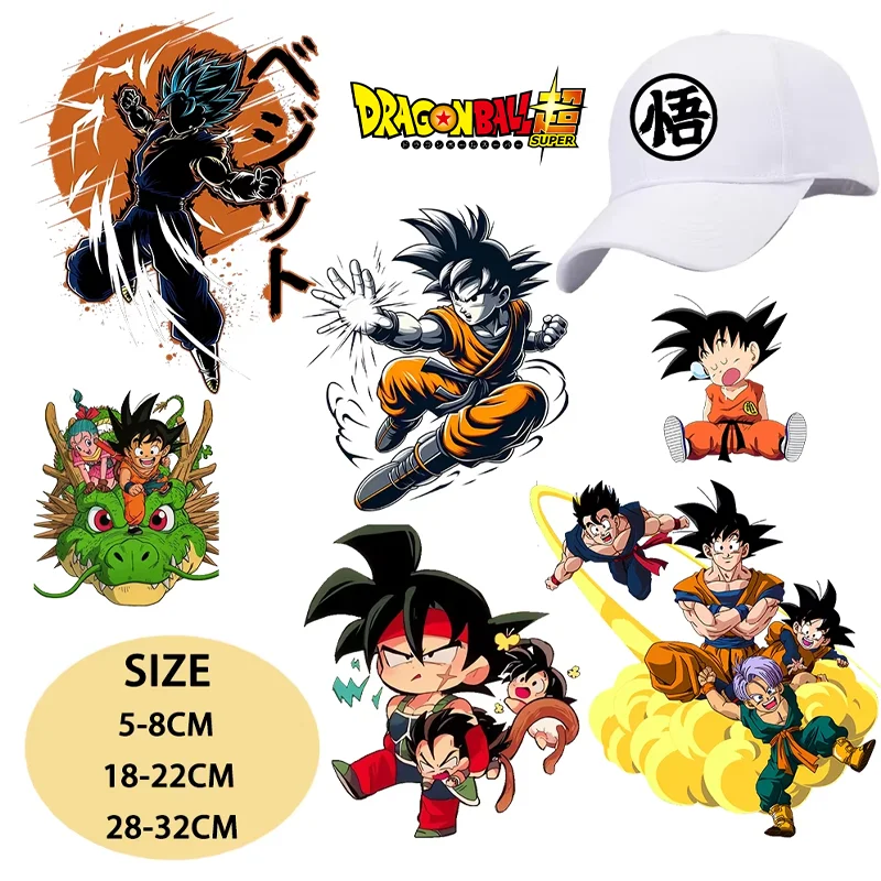 Anime Merchandise Clothes - Dragons Ball Heat Transfer Stickers T-Shirt