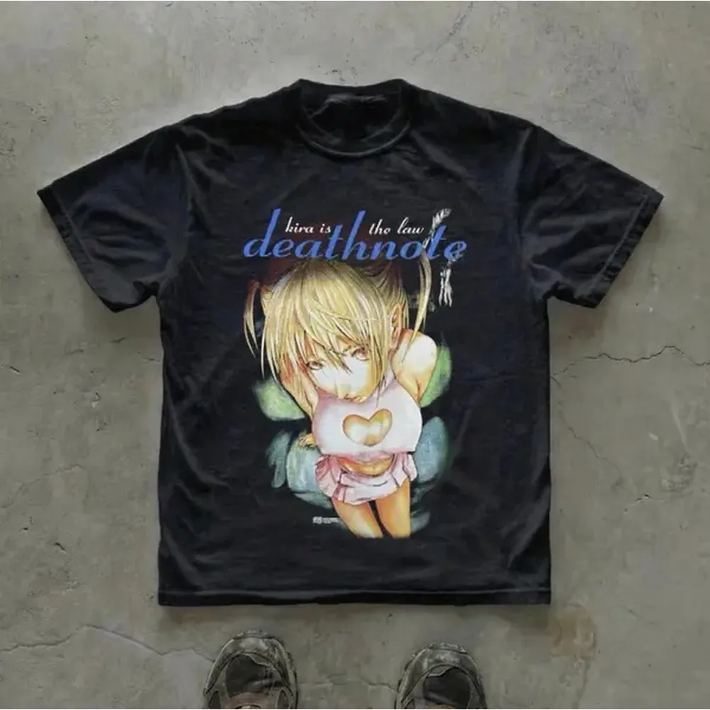 Anime Merchandise Clothes - Misa Is The Law T-Shirt, Death