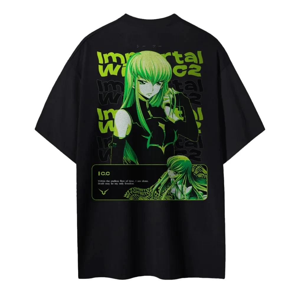 New Code Geass T-Shirt C.C. Ch - Anime Merchandise Store Japan 评论和价格