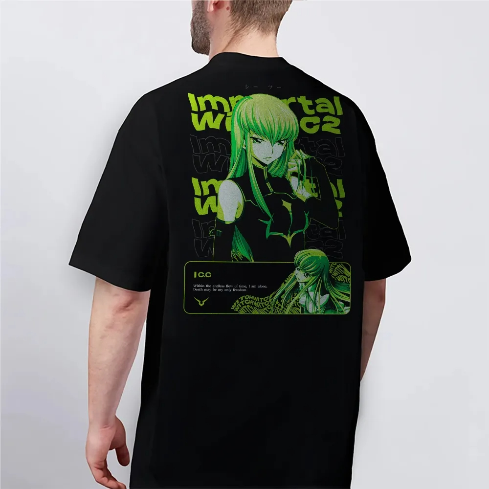 New Code Geass T-Shirt C.C. Ch - Anime Merchandise Store Japan 评论和价格
