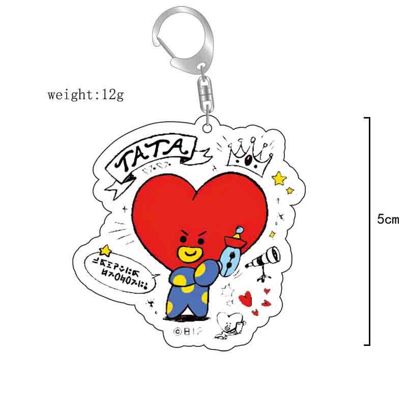 BT21 anime cartoon cute acryli - Anime Merchandise Wholesale 评论和价格