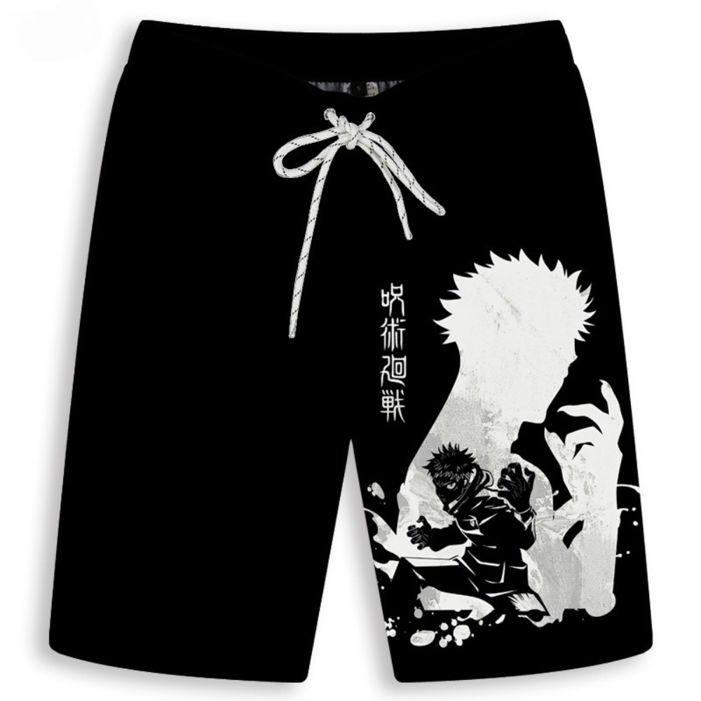 Men's Gojo Satoru Printed Shor - Anime Merchandise Store Japan 评论和价格