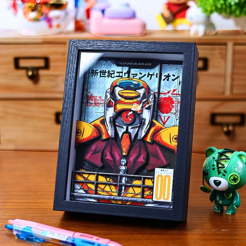 Creative EVA 3D Paper Painting - Evangelion Anime Merchandise 评论和价格
