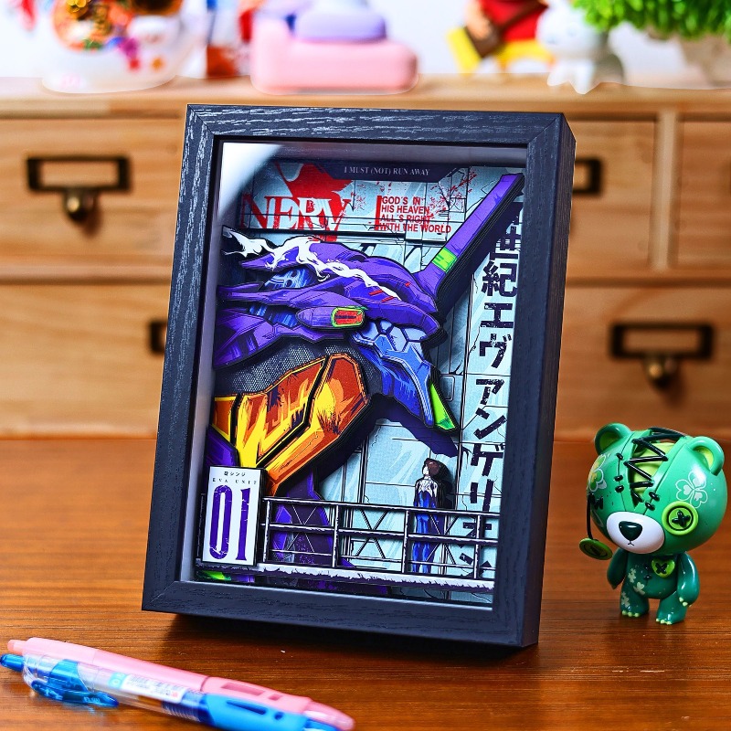 Creative EVA 3D Paper Painting - Evangelion Anime Merchandise 评论和价格