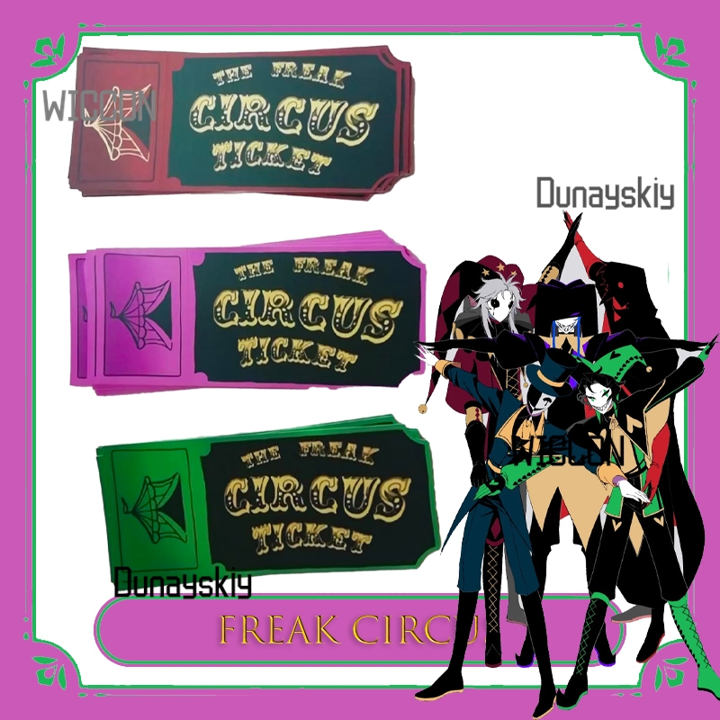 Freak Circus Ticket Card Red G - Anime Merchandise Europe 评论和价格