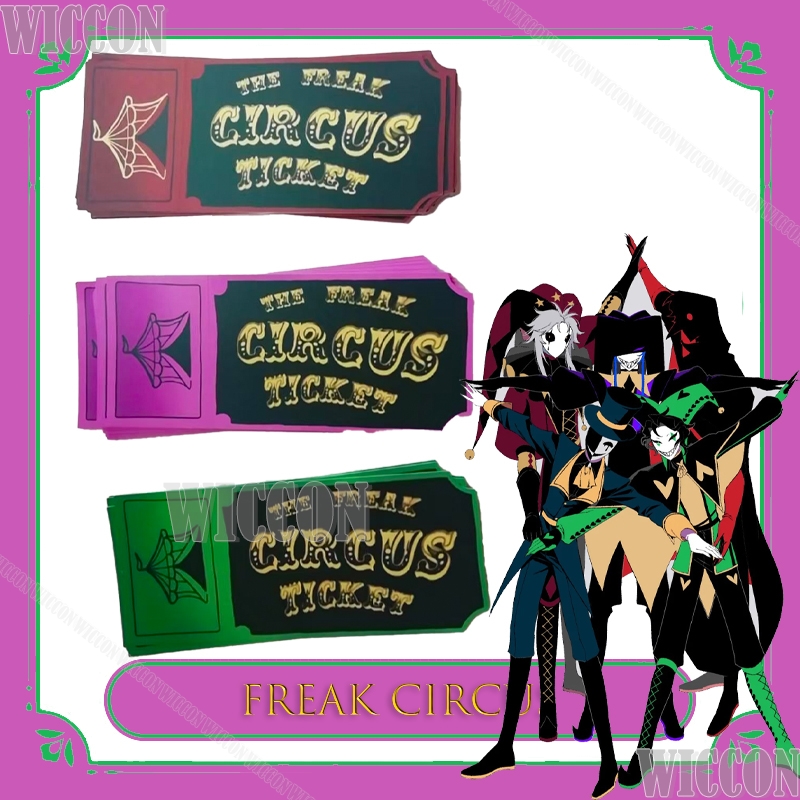 Freak Circus Ticket Card Red G - Anime Merchandise Europe 评论和价格