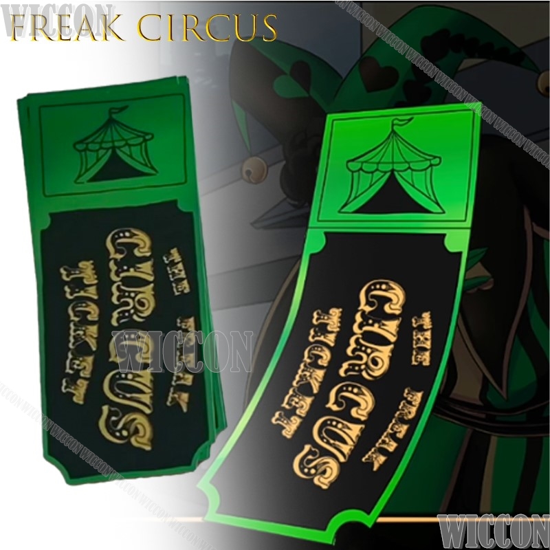Freak Circus Ticket Card Red G - Anime Merchandise Europe 评论和价格