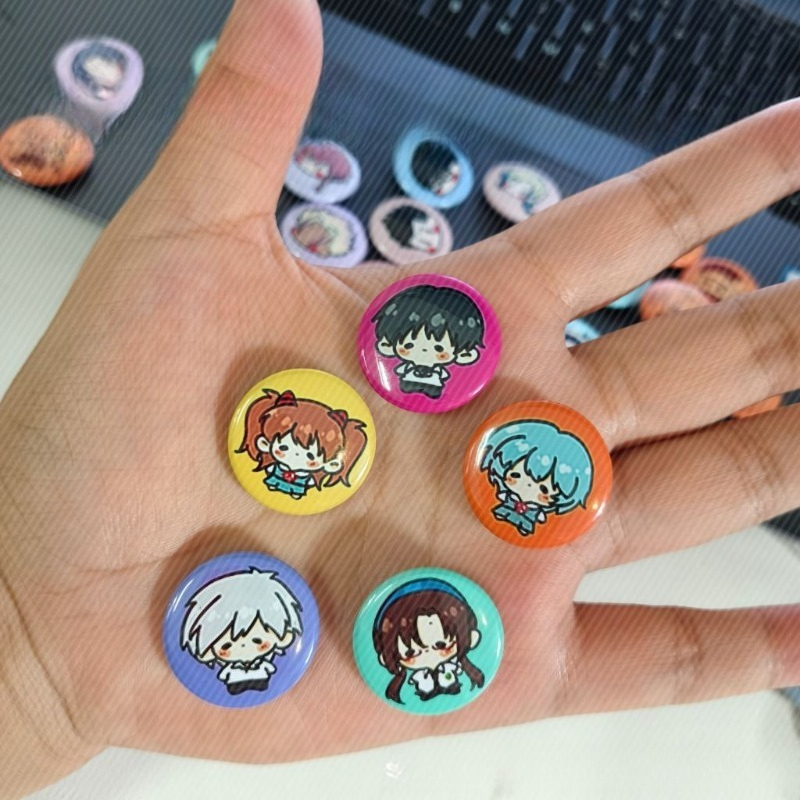 5pcs Neon Cute Genesis Classic - Evangelion Anime Merchandise 评论和价格