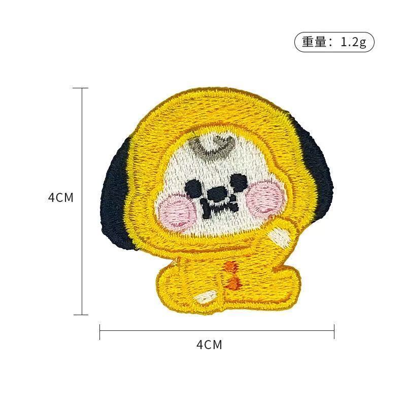 BT21 cartoon cute embroidered  - Anime Merchandise Wholesale 评论和价格