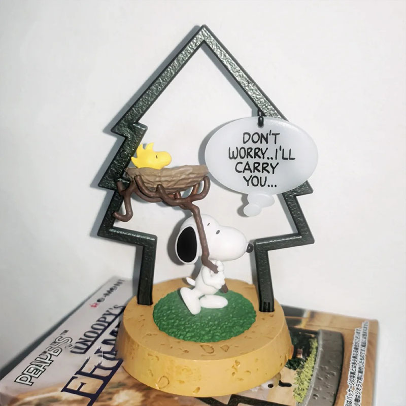 Rement Peanuts Snoopy Frame Ar - Figure Display Box 评论和价格